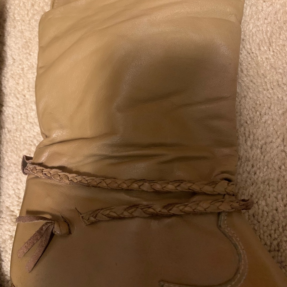 Vintage Leather Zodiac Slouchy Boots. Leather Wra… - image 6